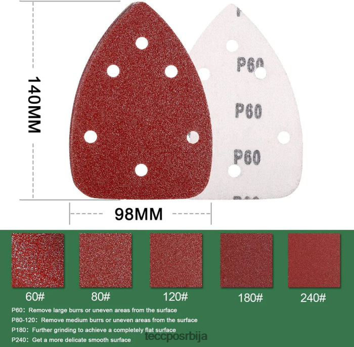 Прибор TECCPO брусни папир X0JL8631