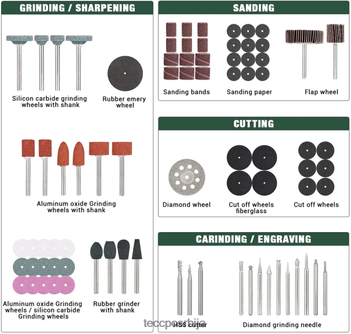 Прибор TECCPO комплет прибора за ротациони алат X0JL8644
