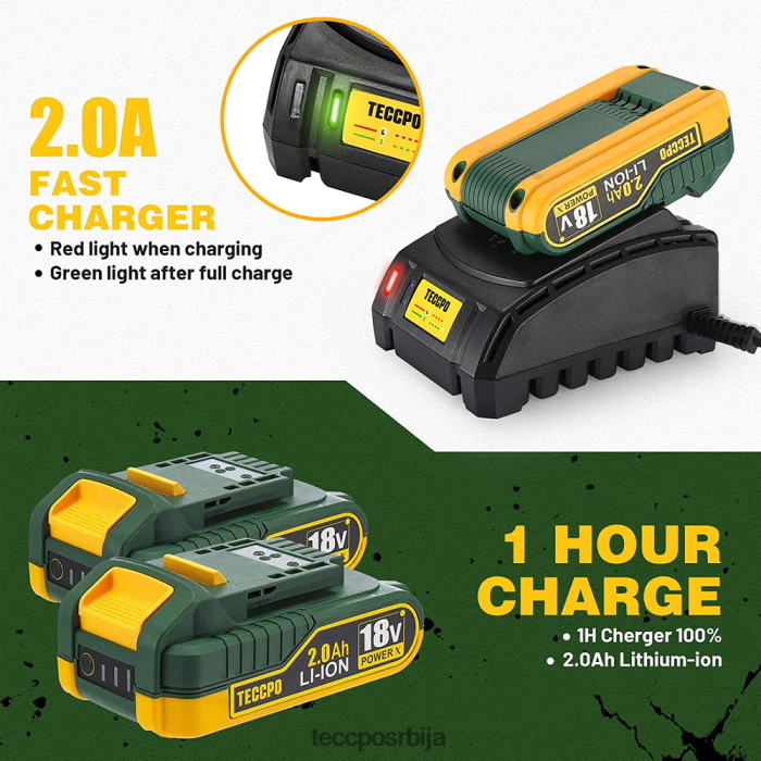 бушилице и возачи TECCPO акумулаторски одвијач 45 нм X0JL8614