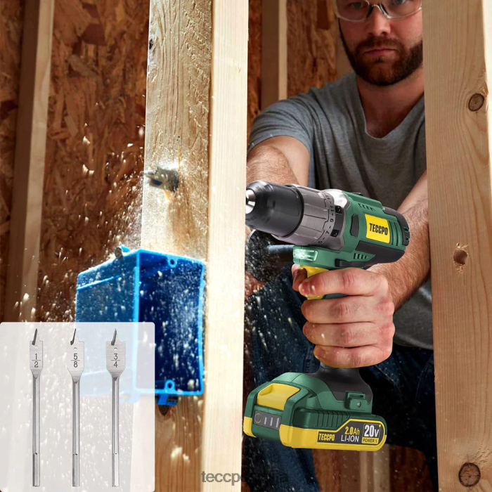 бушилице и возачи TECCPO сет акумулаторских бушилица X0JL8610