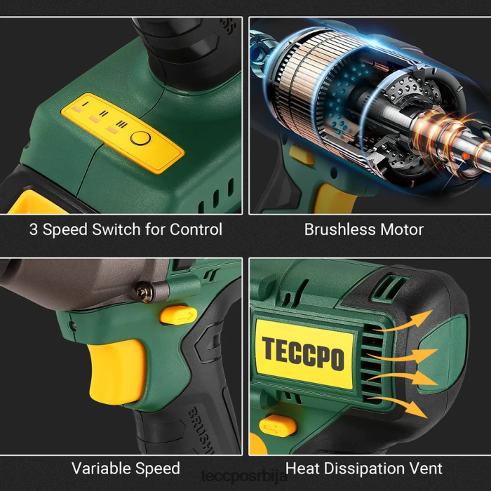 бушилице и возачи TECCPO ударни кључ X0JL8613