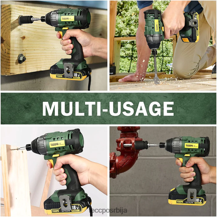 бушилице и возачи TECCPO акумулаторски ударни кључ X0JL8615