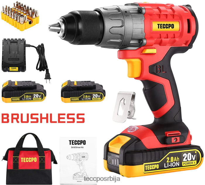 бушилице и возачи TECCPO сет акумулаторских бушилица X0JL862