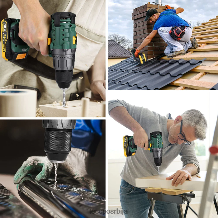 бушилице и возачи TECCPO бежични Бушилица X0JL863