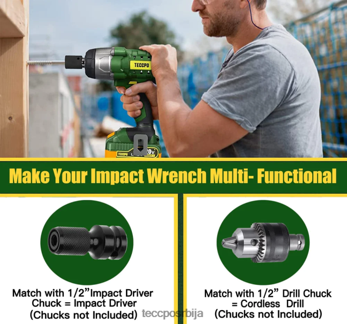 бушилице и возачи TECCPO ударни кључ X0JL864