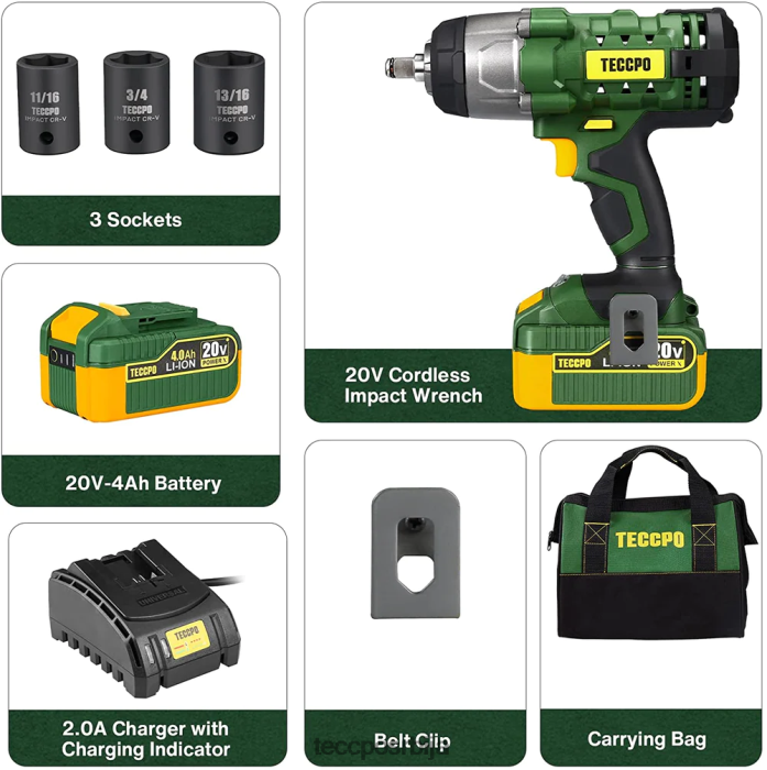 бушилице и возачи TECCPO ударни кључ X0JL864