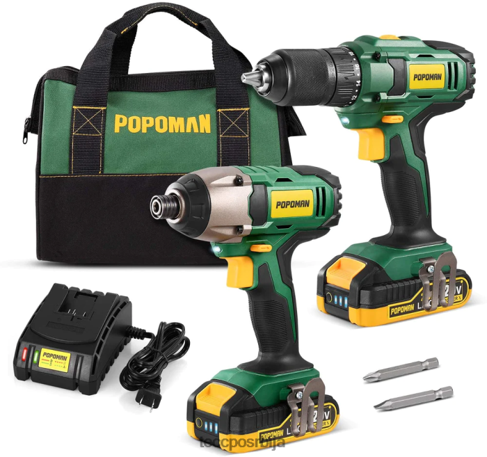 бушилице и возачи TECCPO попоман дрилл цомбо кит X0JL867