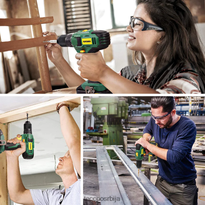 бушилице и возачи TECCPO попоман дрилл цомбо кит X0JL867