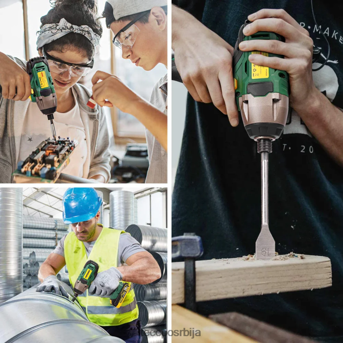 бушилице и возачи TECCPO попоман дрилл цомбо кит X0JL867