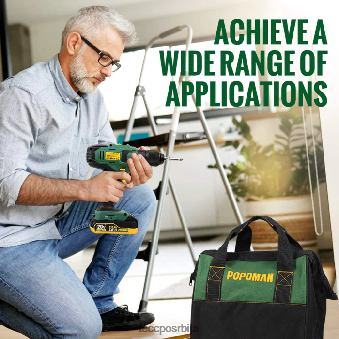 бушилице и возачи TECCPO попоман дрилл цомбо кит X0JL867