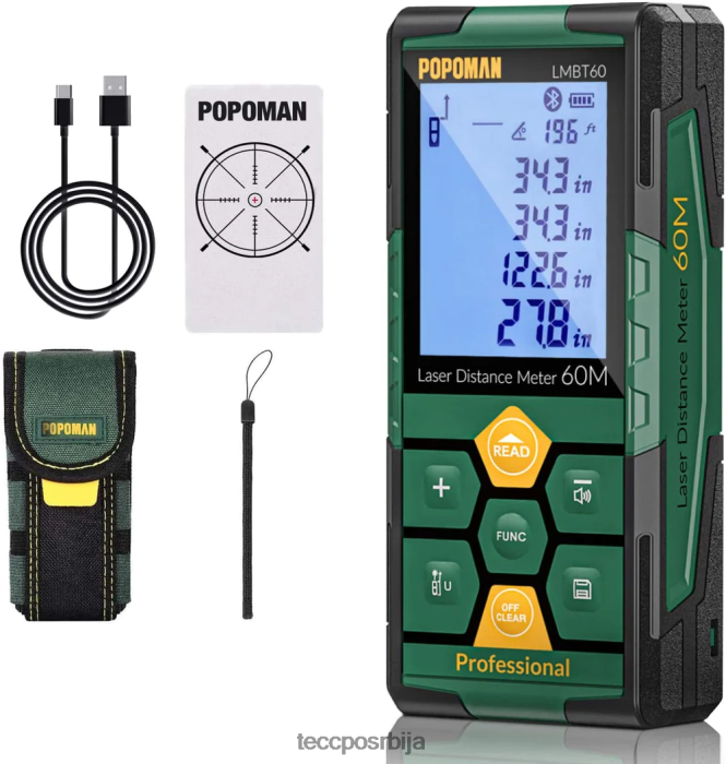 друге збирке TECCPO попоман ласерска мера удаљености X0JL8636