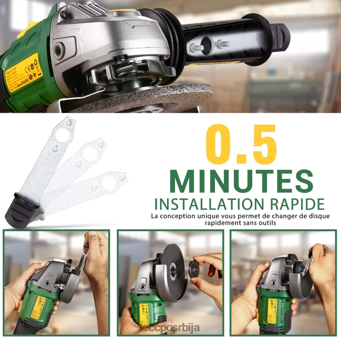 друге збирке TECCPO акумулаторске угаоне брусилице X0JL8653