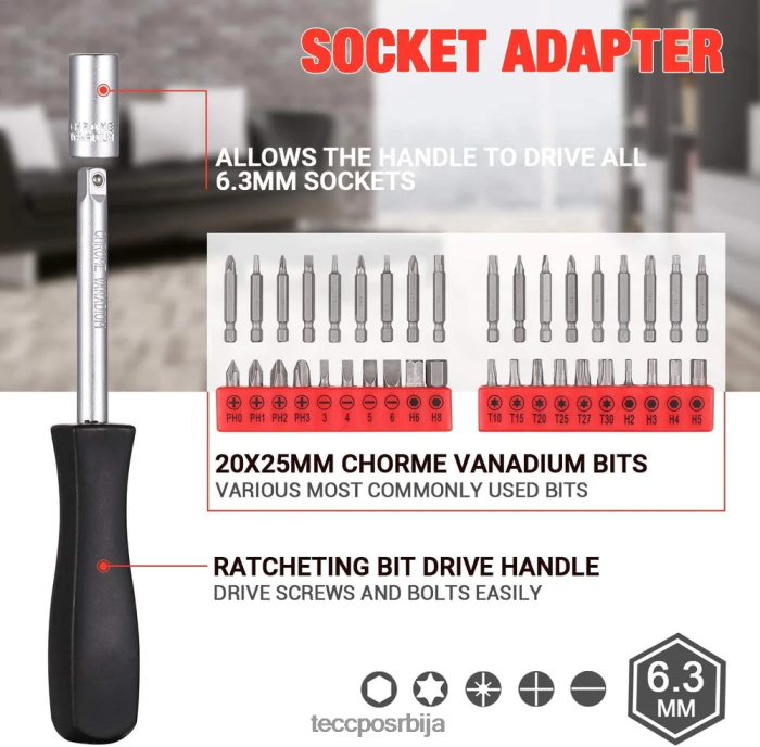 друге збирке TECCPO сет алата X0JL8663