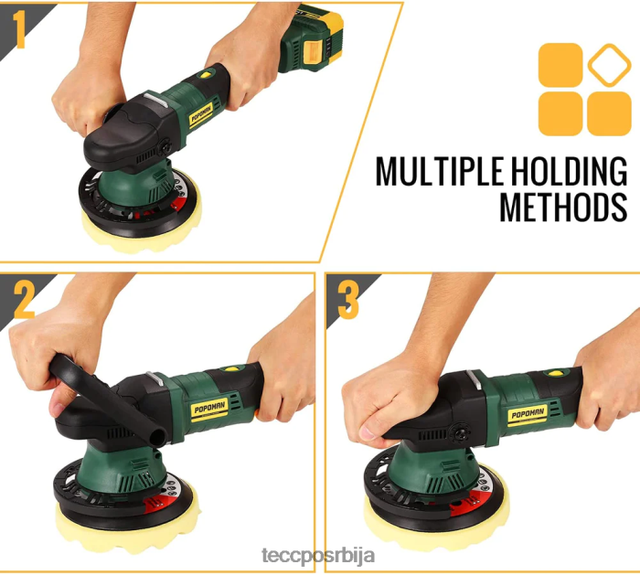 друге збирке TECCPO бежични уређај за полирање без четкица X0JL8664