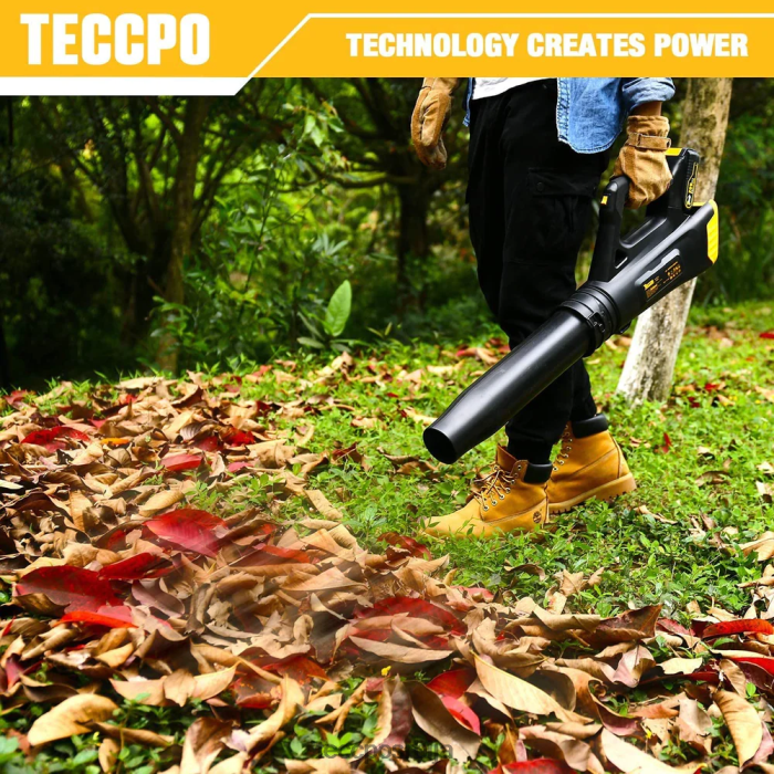 нега баште TECCPO акумулаторска дуваљка за лишће 20в X0JL8655