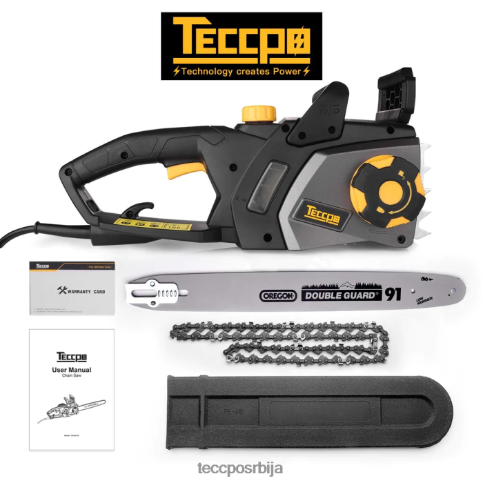 нега баште TECCPO 2400в моторна тестера са каблом X0JL8630