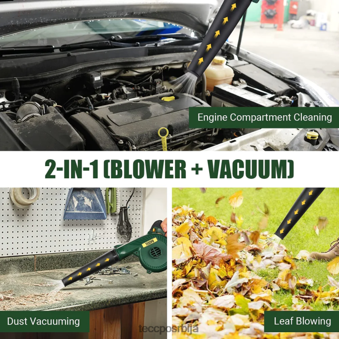 нега баште TECCPO акумулаторска дуваљка / чистач X0JL8656