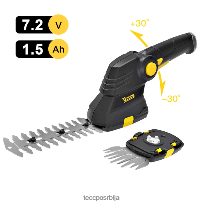 нега баште TECCPO акумулаторске маказе за траву X0JL8657