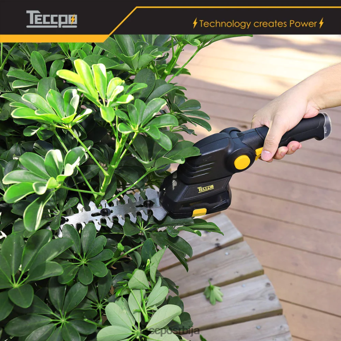 нега баште TECCPO акумулаторске маказе за траву X0JL8657