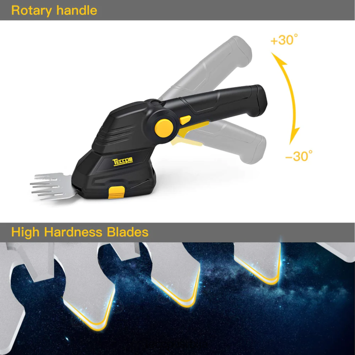 нега баште TECCPO акумулаторске маказе за траву X0JL8660