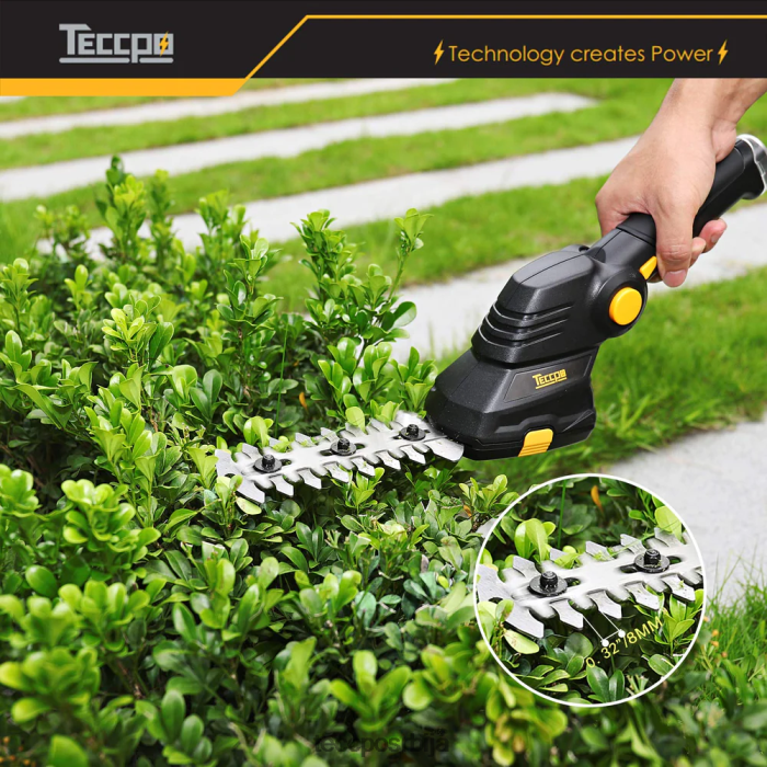 нега баште TECCPO акумулаторске маказе за траву X0JL8660