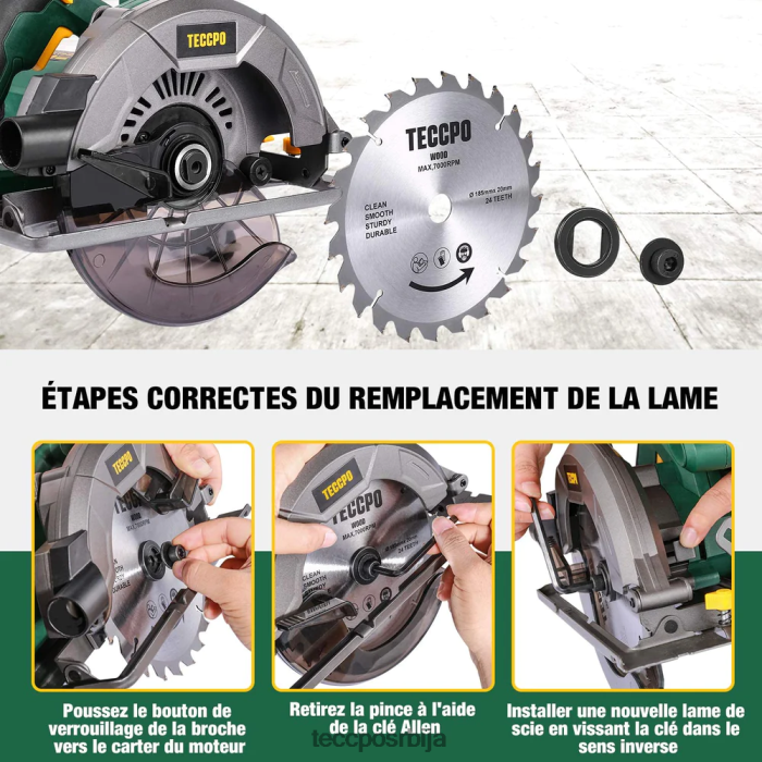 обрада дрвета TECCPO 1200в кружна тестера X0JL8627