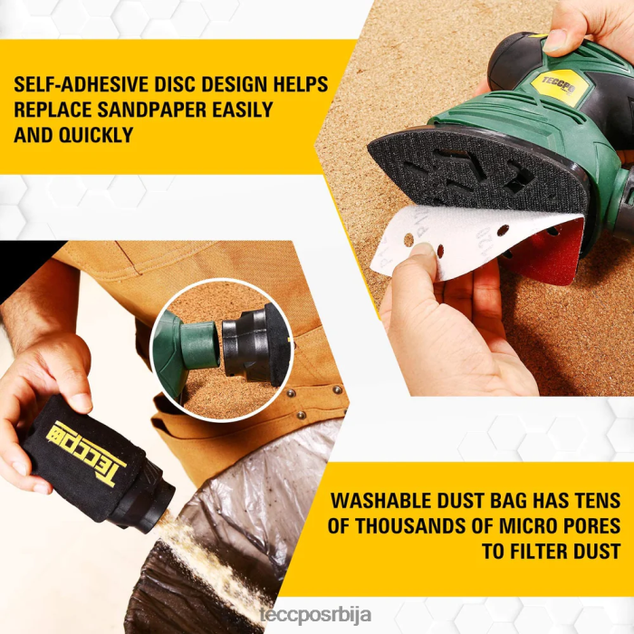 обрада дрвета TECCPO детаљна брусилица 1/4