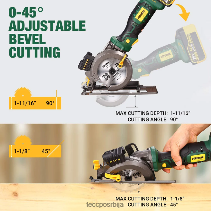 обрада дрвета TECCPO попоман 20в мак 4-1/2