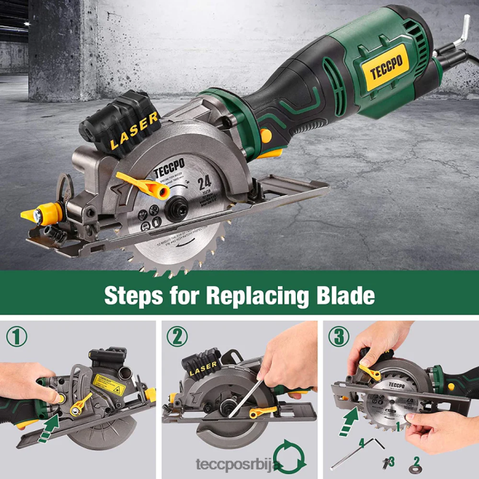 обрада дрвета TECCPO мини кружна тестера X0JL8623