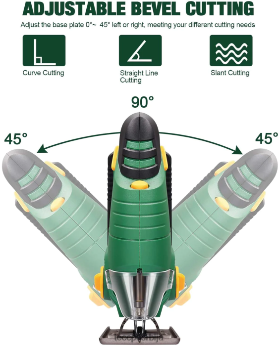 обрада дрвета TECCPO акумулаторска убодна тестера X0JL8624