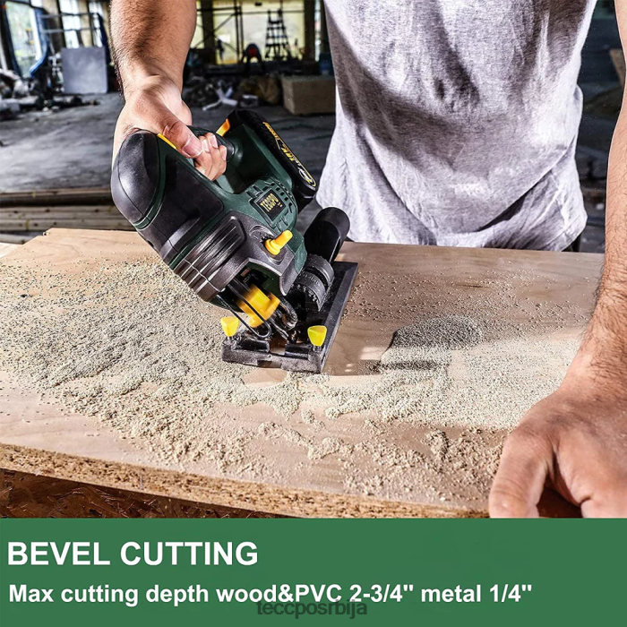 обрада дрвета TECCPO акумулаторска убодна тестера X0JL8625