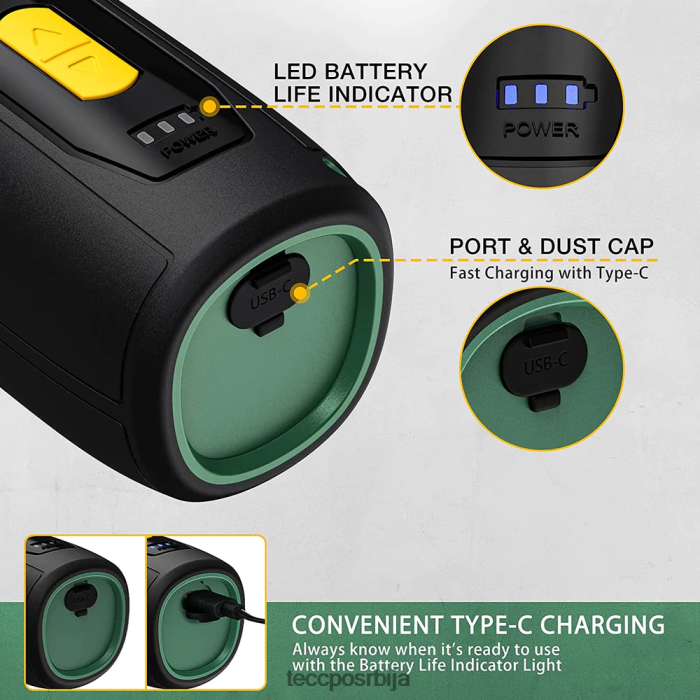 ротациони алати TECCPO 12в ротациони алати на батерије X0JL8646