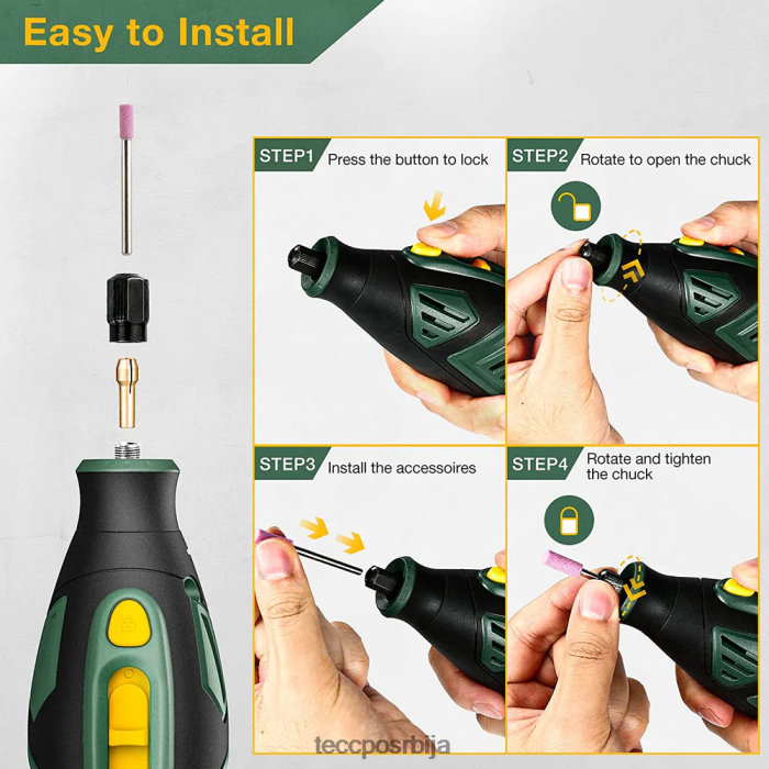 ротациони алати TECCPO 12в ротациони алати на батерије X0JL8646