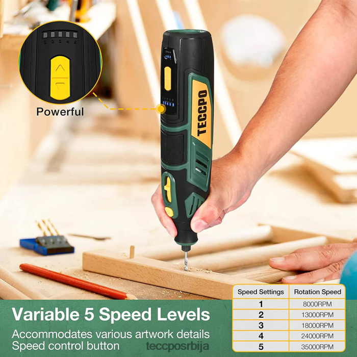 ротациони алати TECCPO 12в ротациони алати на батерије X0JL8646