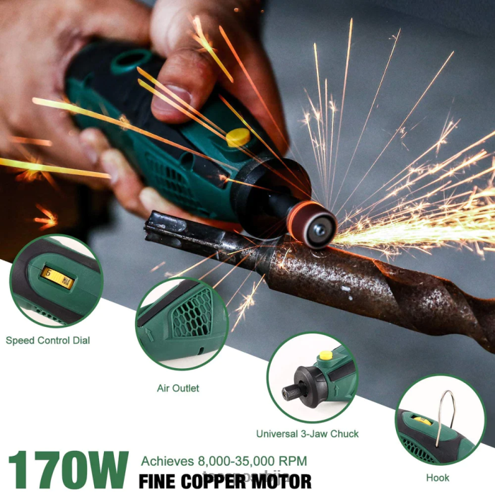 ротациони алати TECCPO ротациони сет алата 1,5 амп X0JL8643