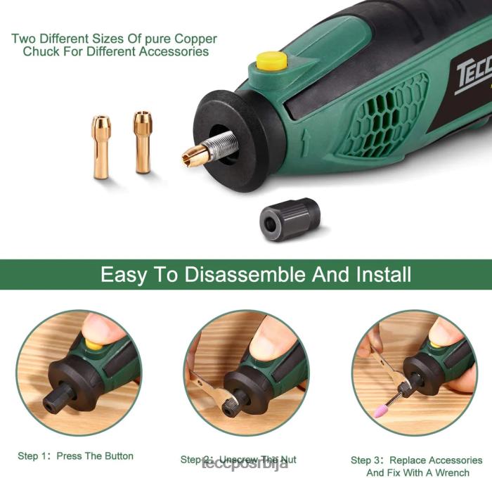 ротациони алати TECCPO ротациони сет алата 1,5 амп X0JL8643