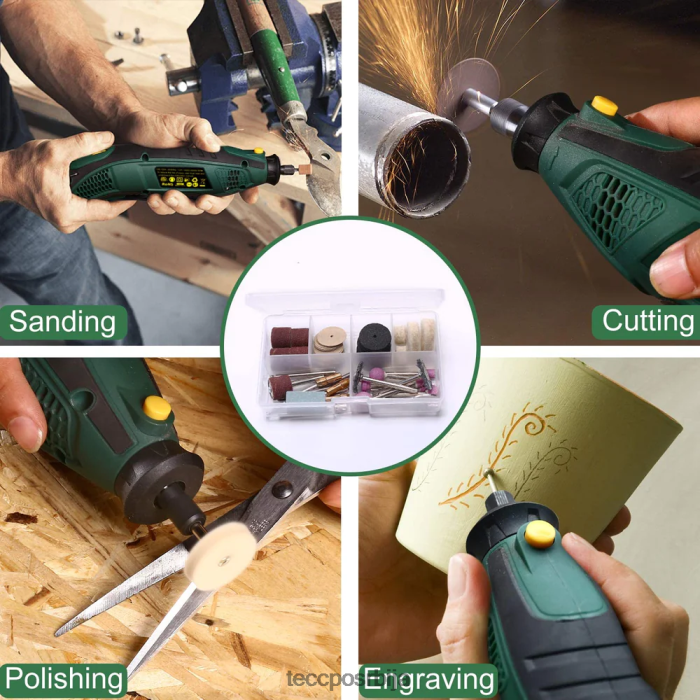 ротациони алати TECCPO ротациони сет алата 1,5 амп X0JL8643