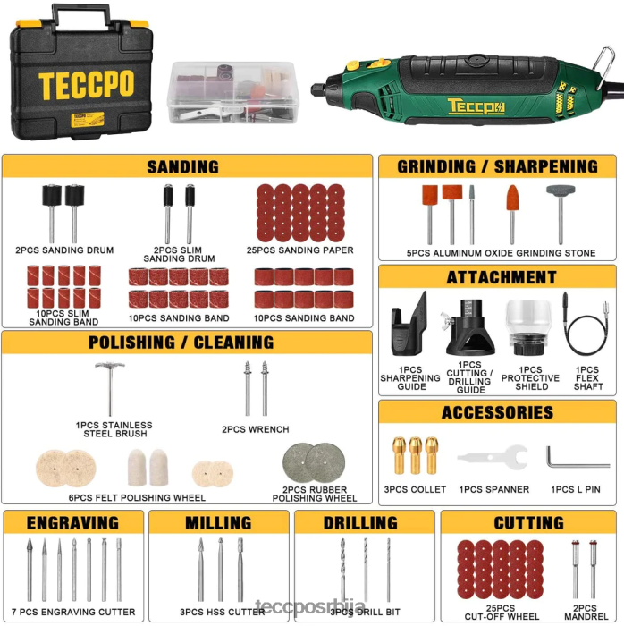 ротациони алати TECCPO комплет ротационог алата X0JL8648